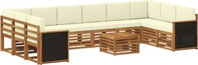 vidaXL Σειρά Καναπέ Εξωτερικού 8 pcs