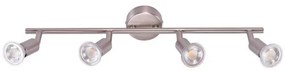 Σποτ Φωτιστικό Οροφής Μέταλλο SABA H16 Φ51 Homelighting-77-3553-Νίκελ Ματ 77-3553