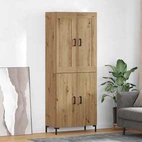 Highboard 2 pcs Artisan Oak Επεξεργασμένο ξύλο