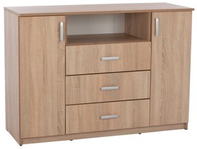 ΜΠΟΥΦΕΣ ΜΕ 2 ΝΤΟΥΛΑΠΙΑ Κ 3 ΣΥΡΤΑΡΙΑ ADLER SONAMA OAK HM2430 120X45X85Yεκ. - 0521067 - HM2430