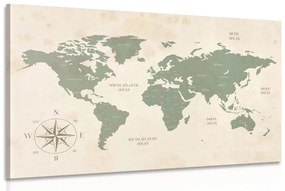 Εικόνα αξιοπρεπούς παγκόσμιου χάρτη - 120x80
