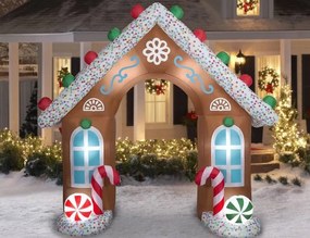 ΕΟΡΤΑΣΤΙΚΉ ΔΙΑΚΌΣΜΗΣΗ ΜΕΓΆΛΟΥ ΜΕΓΈΘΟΥΣ INFLATABLE GINGERBREAD HOUSE