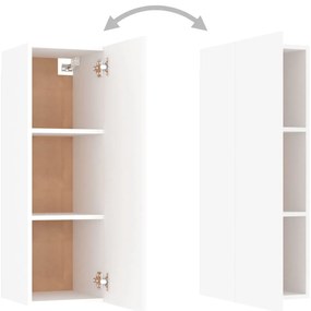 vidaXL Έπιπλα Τηλεόρασης Σετ 5 Τεμαχίων Λευκό από Επεξ. Ξύλο