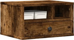 vidaXL Βάση Εκτυπωτή Καπνιστή Δρυς 40x32x22,5 εκ. Επεξεργασμένο Ξύλο