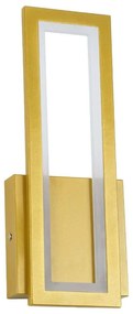 Φωτιστικό Τοίχου-Απλίκα Tiara 61328 12,5x4x32cm 12W 1440lm Gold GloboStar