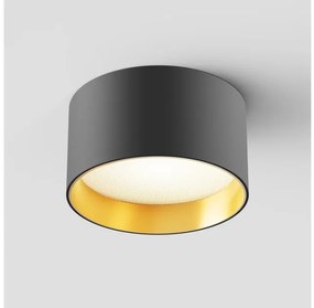 Σποτ Φωτιστικό Οροφής LED 12W Μαύρο-Χρυσό Vega C089CL-12W3K-BMG Maytoni C089CL-12W3K-BMG
