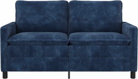 vidaXL Καναπές Σκούρο μπλε 156 x 81 x 87,5 εκ Πολυεστέρας
