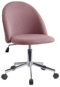 Καρέκλα Γραφείου Ronda 25-0652 48x51x74/84cm Dusty Pink