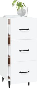 vidaXL Ντουλάπι Λευκό 34,5 x 34 x 90 εκ. από Επεξεργασμένο Ξύλο