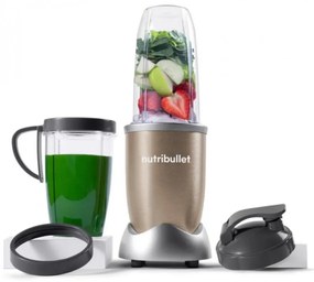 Μπλέντερ Nutribullet NB907CP, 900W, 950 ml, διακόπτης πάγου, παλμός, BPA Free, σαμπάνια