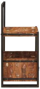 vidaXL Βάση Ρούχων Πολύχρωμο 40 x 40 x 90 cm Μασίφ ανακυκλωμένο ξύλο