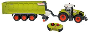 CLAAS Τρακτέρ Τηλεκατευθυνόμενο με Τρέιλερ AXION870 & CARGOS9600 1:16