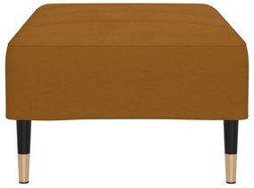 vidaXL Υποπόδιο Καφέ 78 x 56 x 32 εκ. Βελούδινο