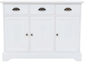 vidaXL Μπουφές με 3 Πόρτες 105 x 35 x 77,5 εκ. από MDF και Ξύλο Πεύκου