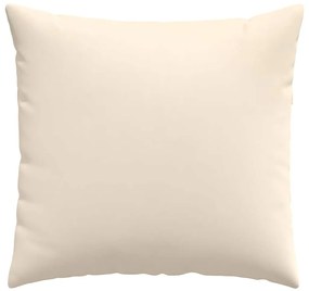 vidaXL Μαξιλάρι Καναπέ 2 pcs Μπεζ 50 x 50 cm ύφασμα
