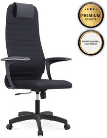 0125064 Καρέκλα γραφείου Darkness Megapap με διπλό ύφασμα Mesh χρώμα μαύρο 63x58x123/133εκ. Mesh ύφασμα, 1 Τεμάχιο