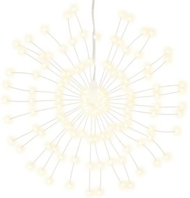 vidaXL Φωτάκια Χριστουγεννιάτικα 140 LED Θερμό Λευκό 17 εκ.