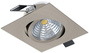 Φωτιστικό Χωνευτό Eglo 98308 SALICETO Νίκελ ματ (Nickel Mat- Satin) 4000K