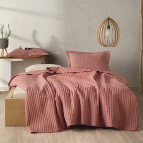Κουβερλί King Size (Σετ 260x240) Kentia Loft Mason 06 Terracotta