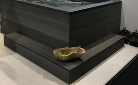 Acrilan King SPA - Περιμετρική επένδυση WPC - Ribbed Grey WPC