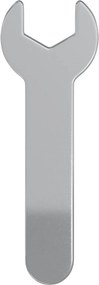 vidaXL Δίχαλο 12 pcs Ασημί 13 mm Σίδερο