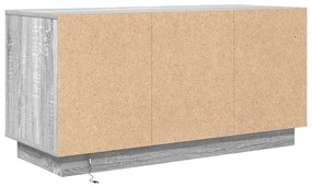 Έπιπλο Τηλεόρασης με LED Γκρι Sonoma 100x41x50 εκ. - Γκρι