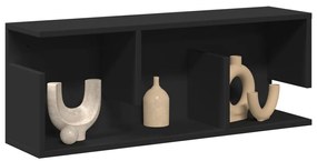 vidaXL Ντουλάπι Τοίχου Μαύρο 80x20x30 εκ. από Επεξεργασμένο Ξύλο
