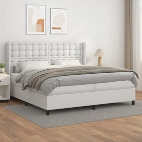 ΚΡΕΒΑΤΙ BOXSPRING ΜΕ ΣΤΡΩΜΑ ΛΕΥΚΟ 200X200 ΕΚ. ΣΥΝΘΕΤΙΚΟ ΔΕΡΜΑ 3132520