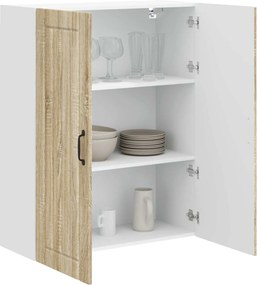 vidaXL Ντουλάπα Τοίχου LUCCA Sonoma Δρυς 80 x 31 x 100 εκ.