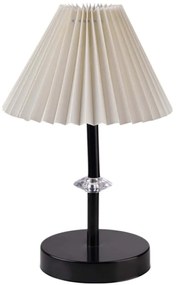 Φωτιστικό Επιτραπέζιο 534LUN6527 Φ23x38cm 1xE27 40W Cream-Black Opviq