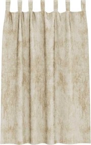 vidaXL Βελούδινες Κουρτίνες 2 pcs Κρεμ 175 x 140 εκ. Βελούδο