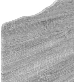 vidaXL Κεφαλάρι με κεφαλάρι Γκρίζο Σονομα 90 cm Επεξεργασμένο ξύλο