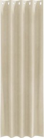 vidaXL Κουρτίνες συσκότισης 2 τμχ. Κρεμ 140 x 260 cm Βελούδο
