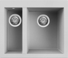 Elleci Quadra 150 - Νεροχύτης Κουζίνας Γρανίτη 59x50 - Aluminium