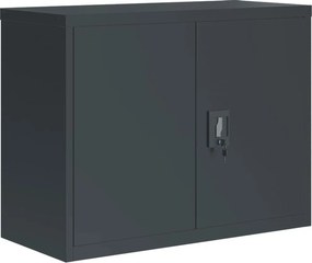 vidaXL Αρχειοθήκη Ανθρακί 90 x 40 x 70 εκ. από Ατσάλι