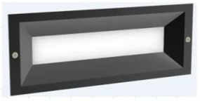 Χωνευτό Φωτιστικό Τοίχου IP65 LED GL13306 12,5W 3.000K Ανθρακί Sunlight-GL13306-Ανθρακί GL13306