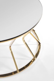 AFINA, coffee table, mirror / gold DIOMMI V-CH-AFINA-LAW