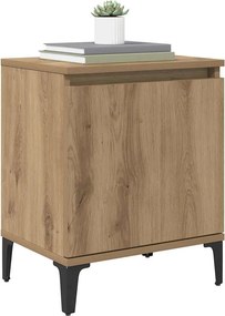 vidaXL Κομοδίνο Artisan Oak 40 x 30 x 50 cm Επεξεργασμένο ξύλο