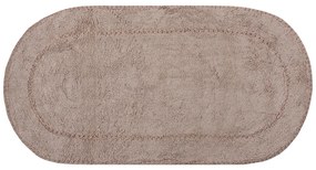 Πατάκι Μπάνιου Οβάλ (65x130) Silk Fashion Rococo Beige