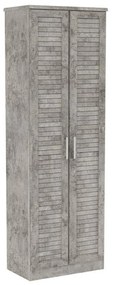 Shoe cabinet Sante 21 pairs dark antique anthracite 60x37x183cm 60x37x183 εκ.