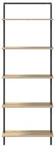 vidaXL Ράφι Βιβλίων Sonoma Δρυς 60 x 24 x 168 εκ. Επεξεργασμένο ξύλο