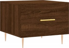 vidaXL Τραπεζάκια Σαλονιού 2 τεμ Brown Oak 50x50x40 εκ Επεξ. Ξύλο