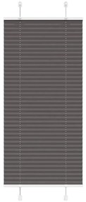 vidaXL Πλισέ περσίδα Μαύρο 65x150 cm Πλάτος υφάσματος 64,4 cm