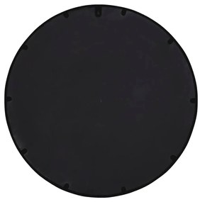 Καθρέφτης για Εσ. Χώρους Στρογγυλός Μαύρος 60 x 4 εκ. Σίδερο - Μαύρο