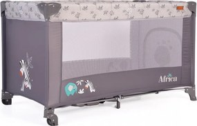 Παρκοκρέβατο (0+ Μηνών/Έως 15kg) Cangaroo Africa Grey