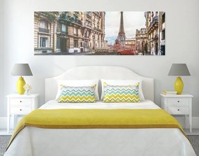Εικόνα του Πύργου του Άιφελ από την οδό του Παρισιού - 150x50