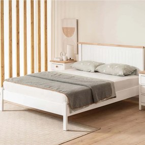 Κρεβάτι Blink Modern Country (Για Στρώμα 160x200cm) 524ADS1502 160x200x98cm White Διπλό