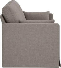 vidaXL Καναπές Taupe 158 x 78 x 80 εκ ύφασμα