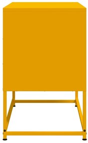 Έπιπλο Τηλεόρασης Μουσταρδί Κίτρινο 68,5x39x60,5 εκ. από Ατσάλι - Κίτρινο