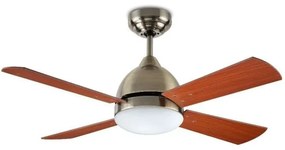 Ανεμιστήρας Οροφής Ατσάλι 40W Borneo H39,2 Φ106,6 ForLight-VE-0006-PAT-Ορείχαλκος VE-0006-PAT